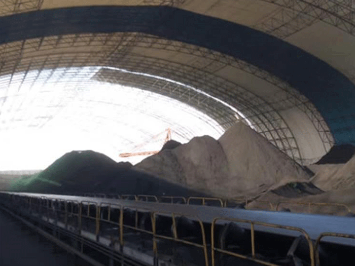 岑溪煤棚料仓网架